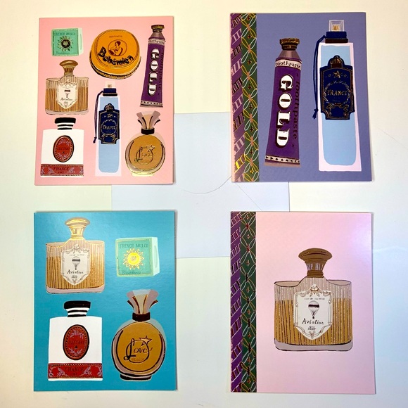 Anisa Makhoul - Pink Belle Epoque Thank You Notecards Blank Greeting Cards - Picture 4 of 11